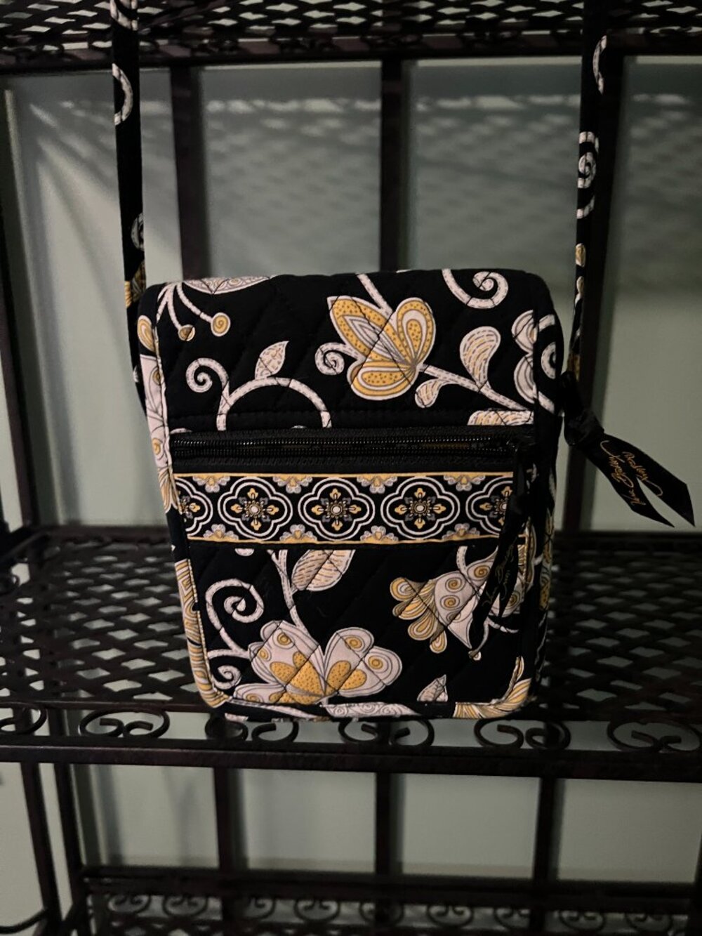 Vera Bradley Yellow Bird Crossbody Quilted Bag